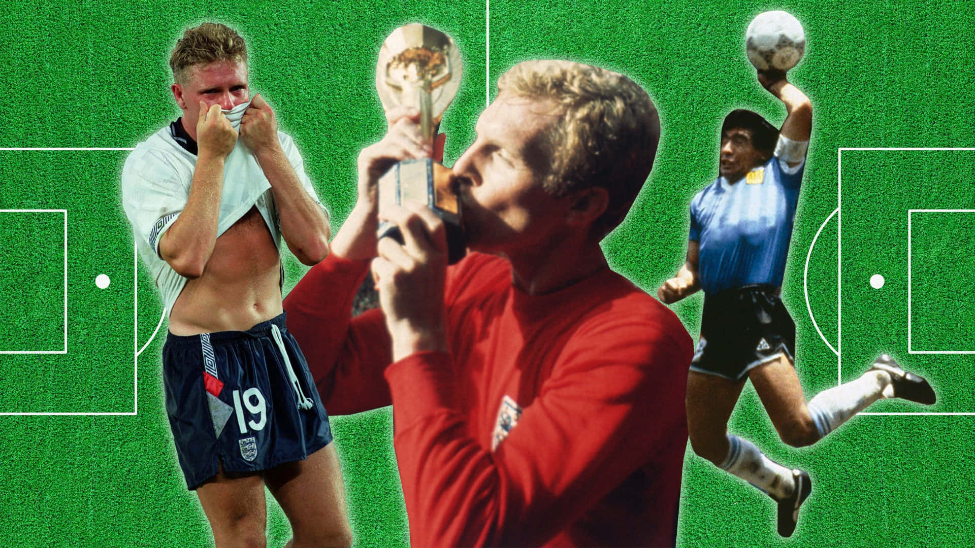 Football Athlete Bobby Moore Poster Background