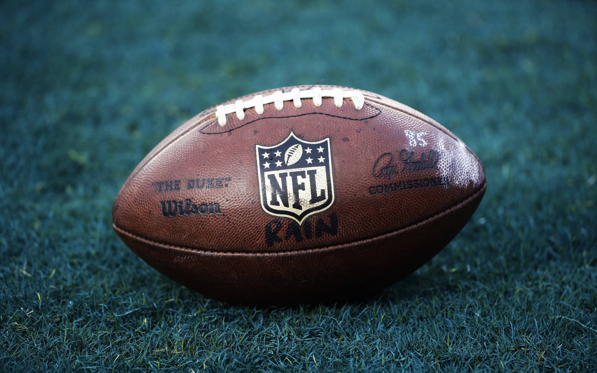 Football Ball With Nfl Iphone Background