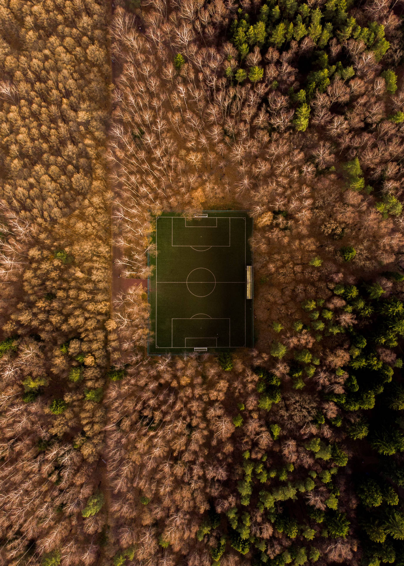Football Field Aerial Background