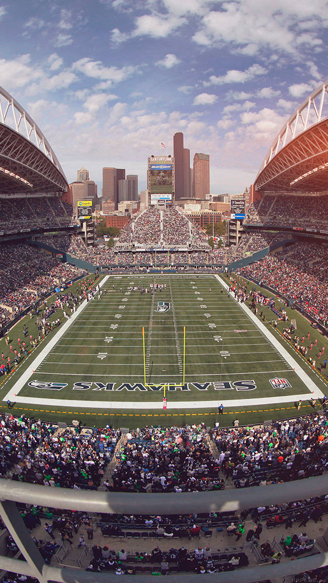 Football Field Of Seattle Iphone Background