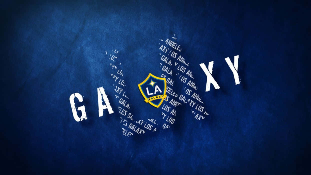 Football Galaxy Los Angeles Team Logo Background