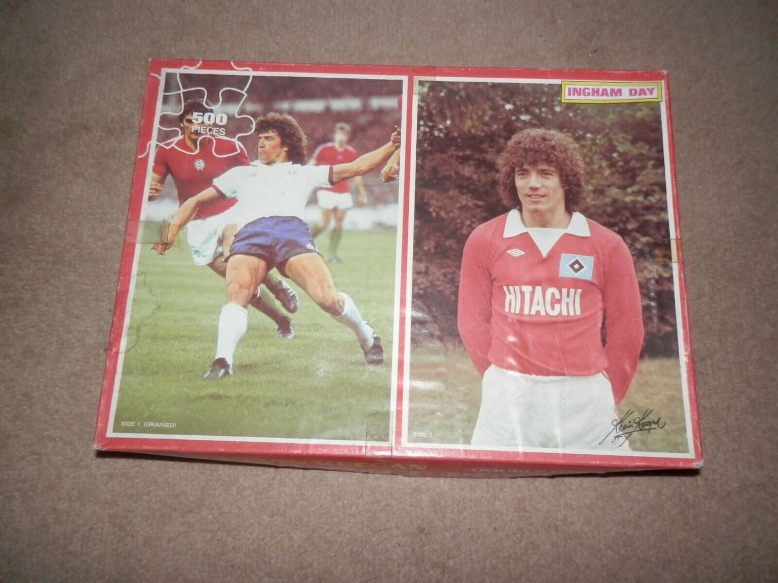 Football Legend Kevin Keegan In Action Background