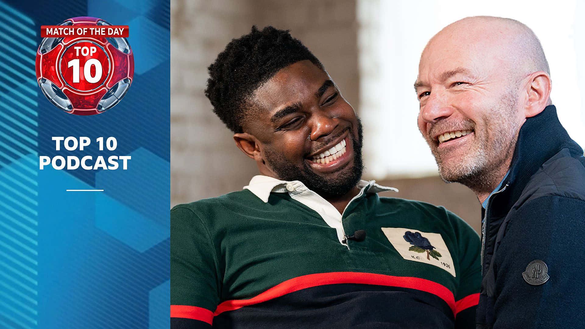Football Legends: Alan Shearer In Conversation With Micah Richards. Background