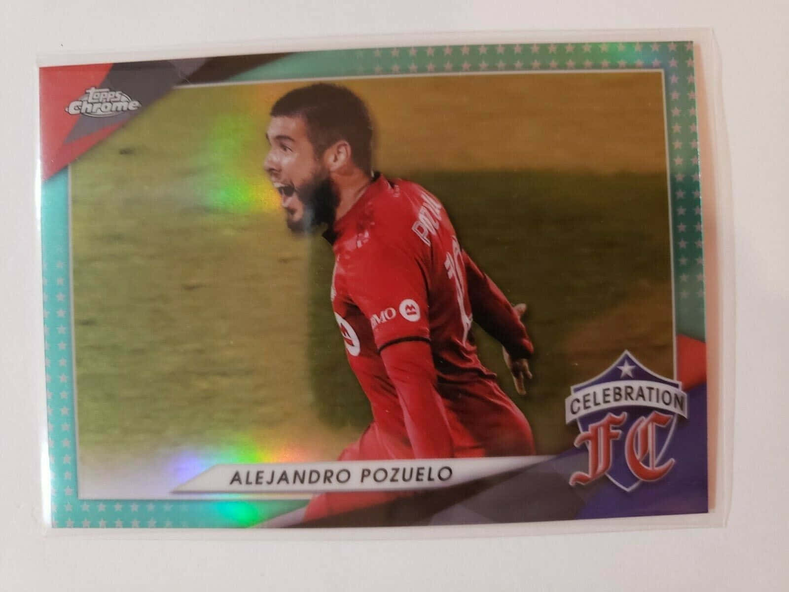 Football Player Alejandro Pozuelo Collection Card Background