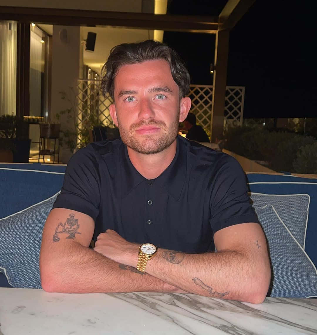 Football Player Ben Chilwell At Dinner