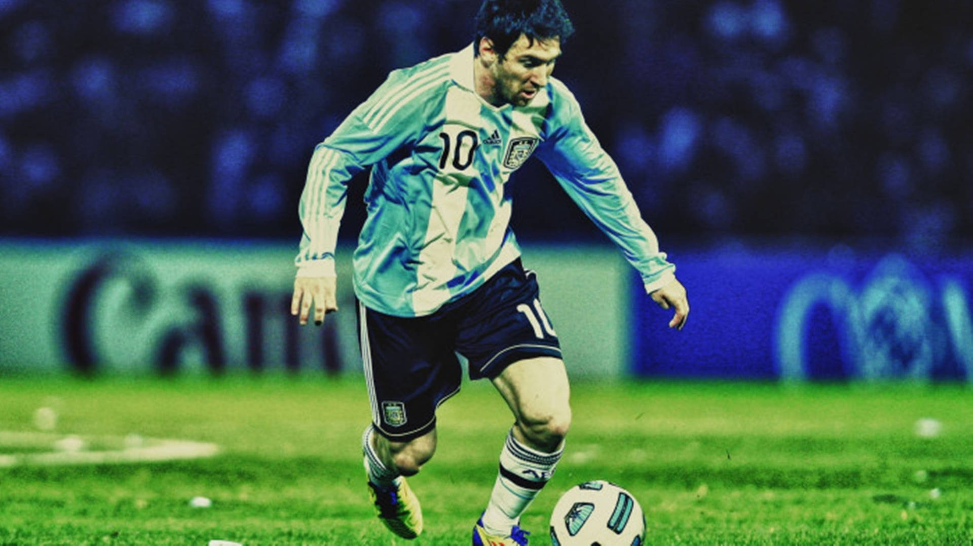 Football Player Messi Argentina Background