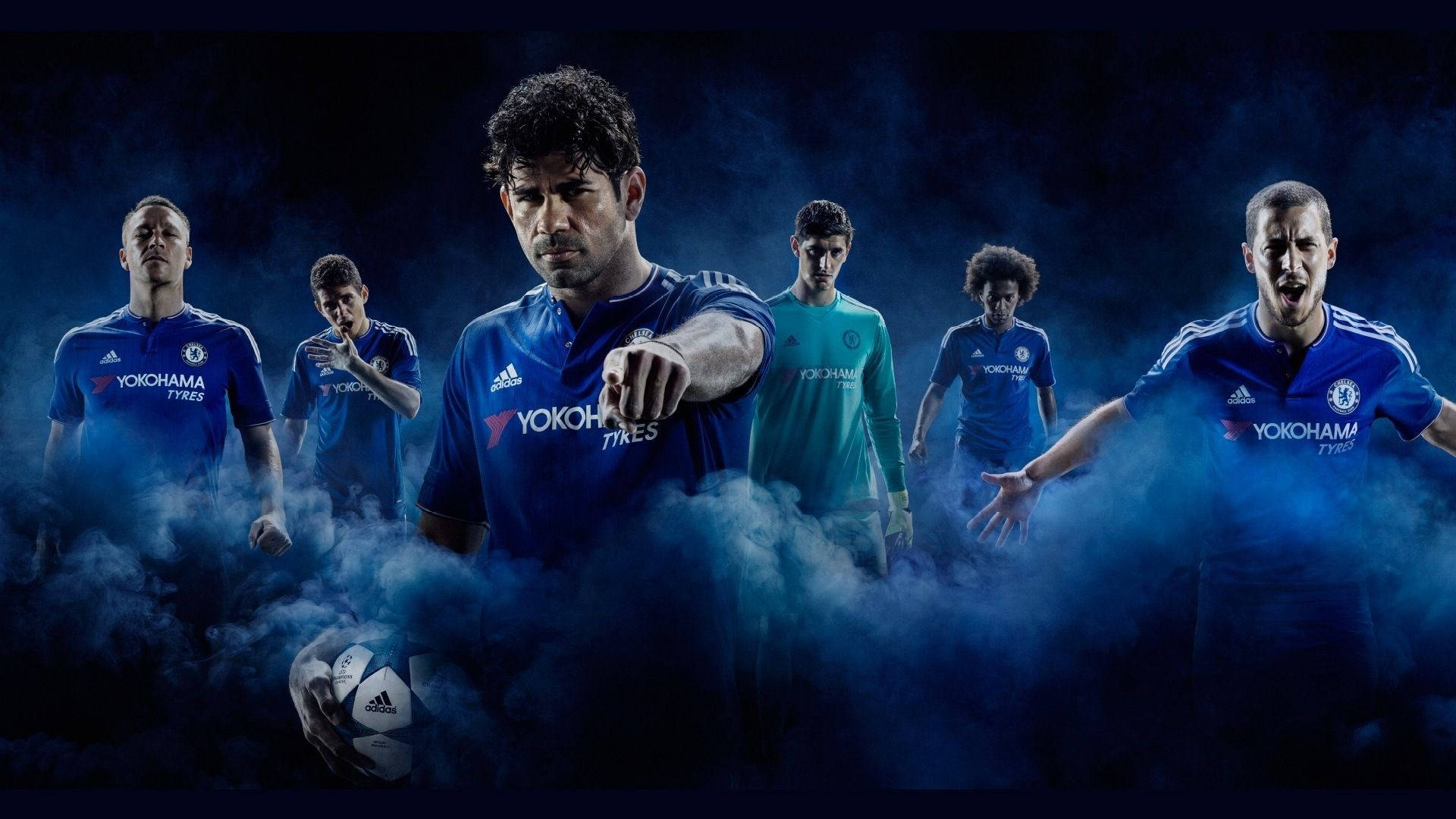 Football Players Hd Chelsea Fc Smoke Background