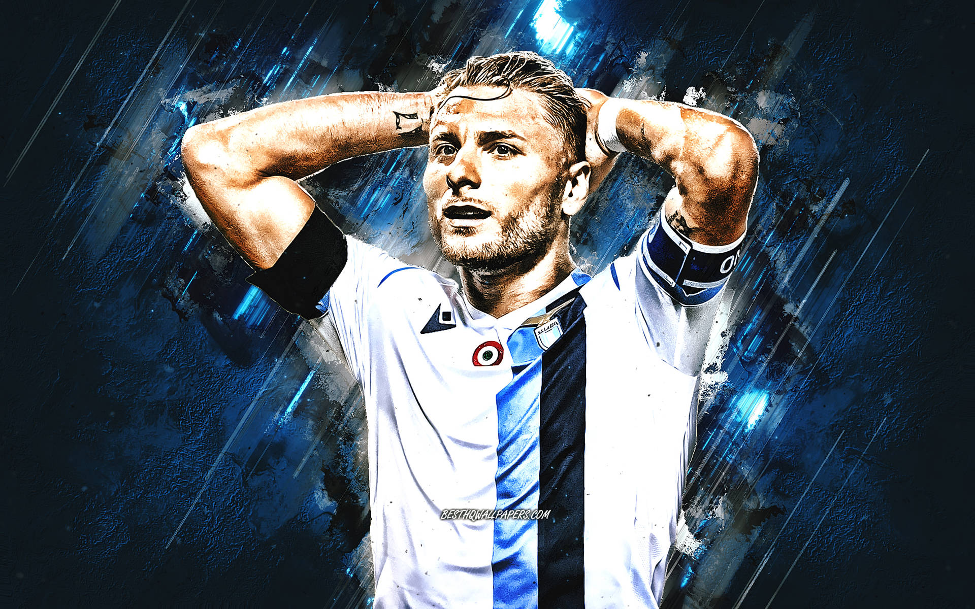 Football Prodigy Ciro Immobile In Action Background