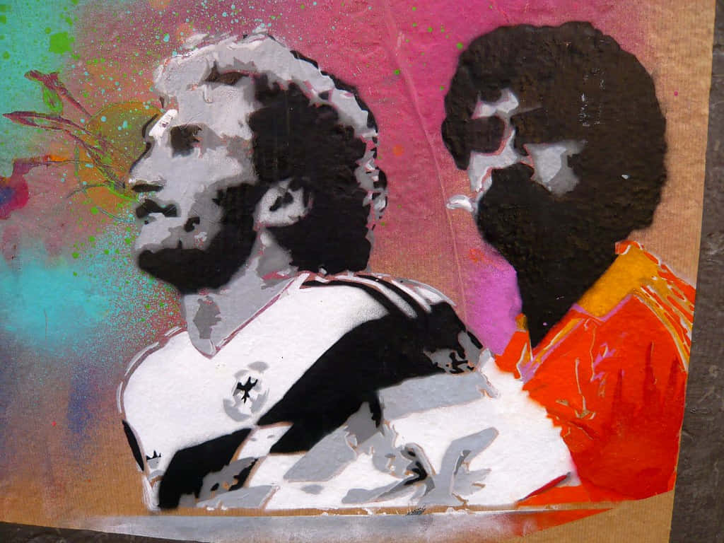 Football Stars Frank Rijkaard And Rudi Völler Background