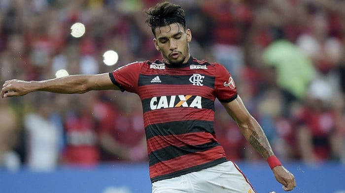 Footballer Lucas Paquetá Filtered Photo Background