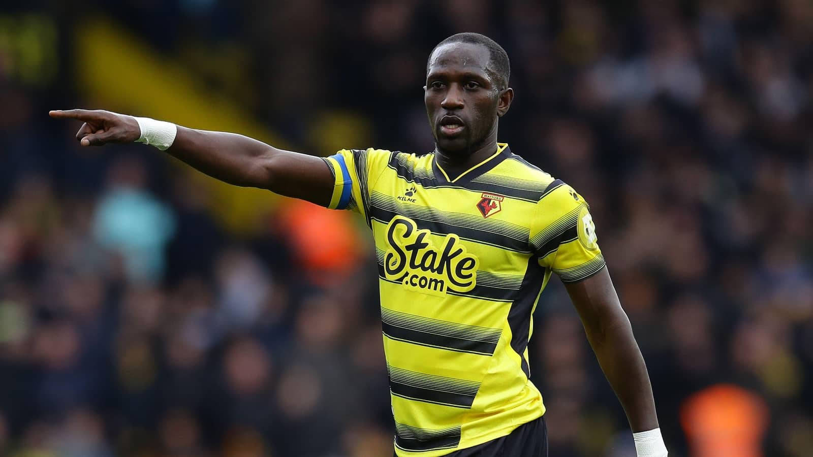 Footballer Moussa Sissoko Pointing His Finger