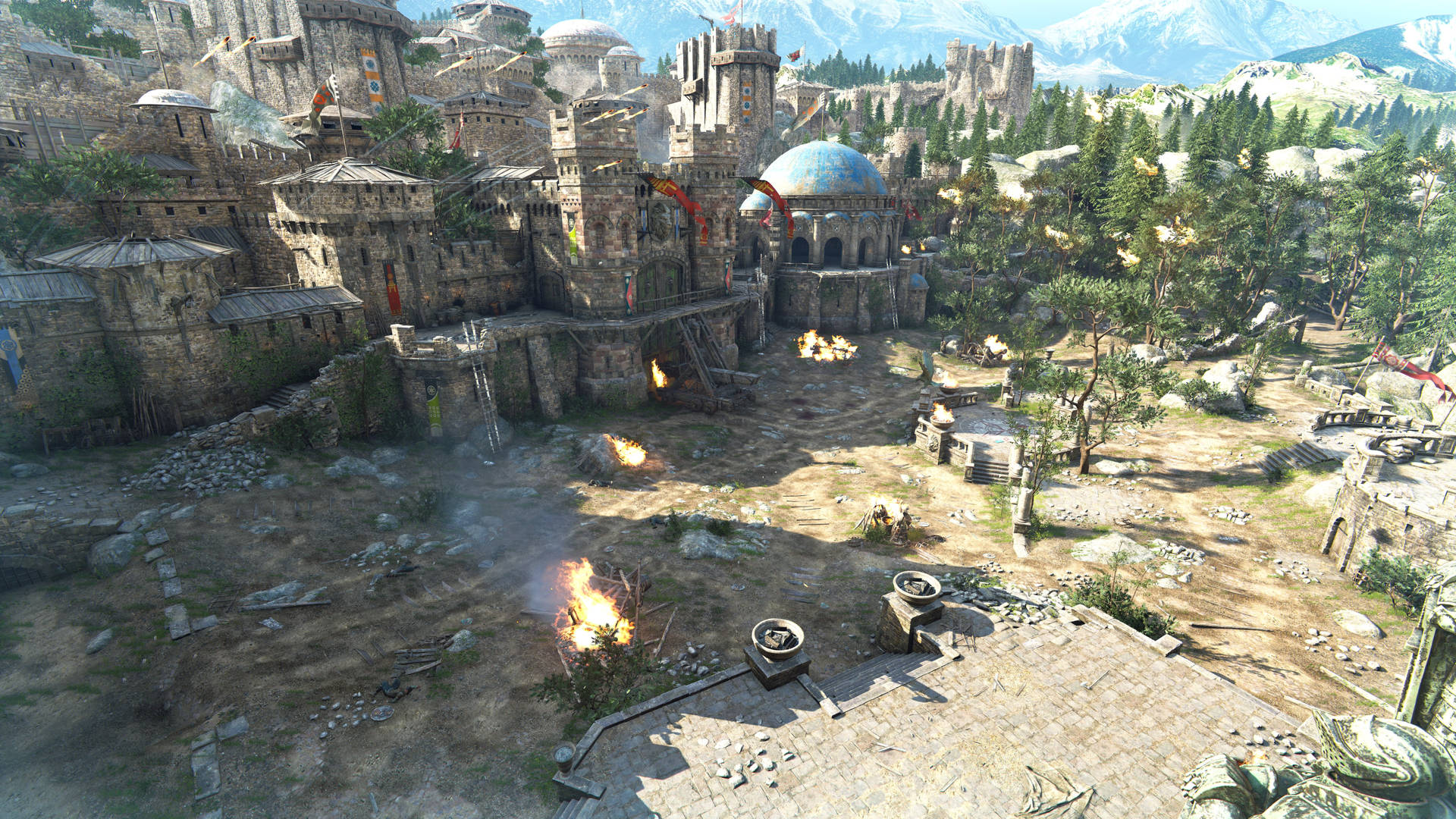 For Honor 4k Citadel Grounds
