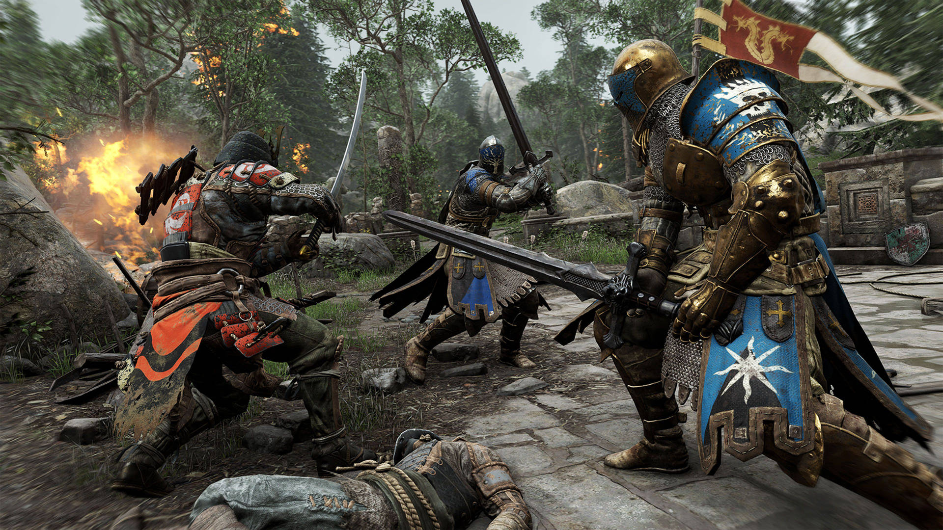 For Honor Forest Fight Background