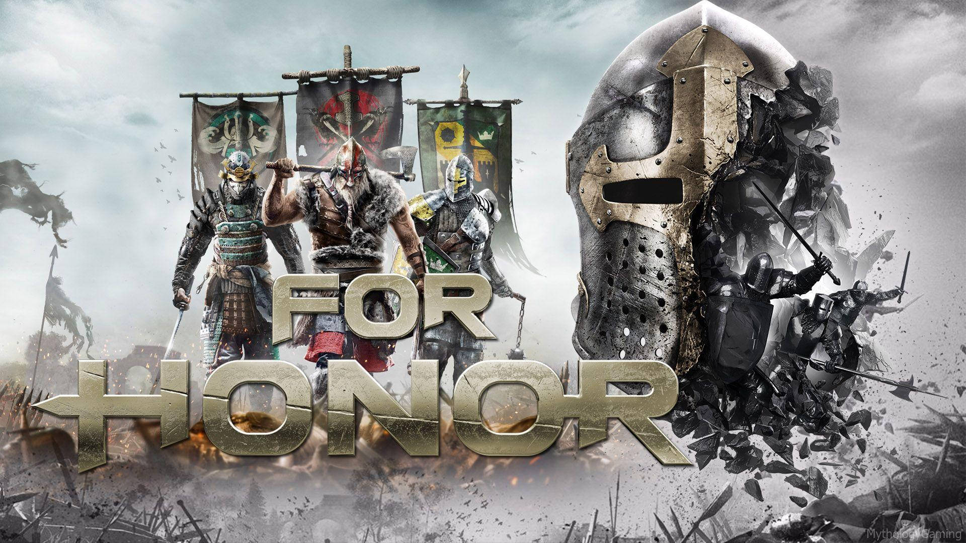 For Honor Game Broken Knight Helmet Background
