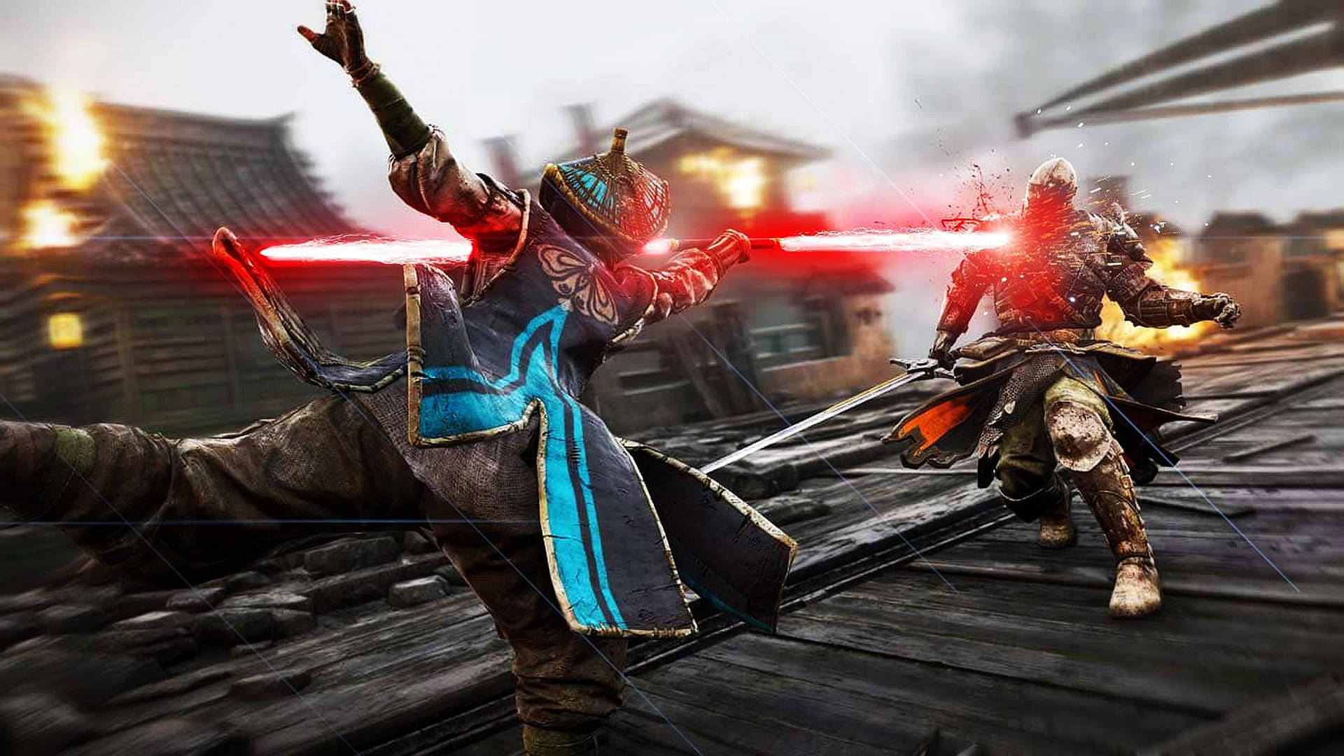 For Honor Game Nobushi Red Aesthetic Attack