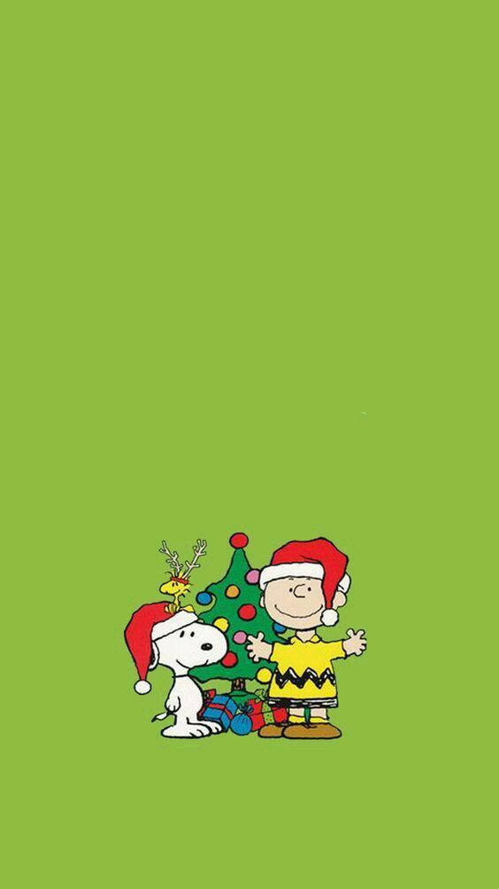 For The Christmas Season, Get Into The Spirit With A Snoopy Iphone.