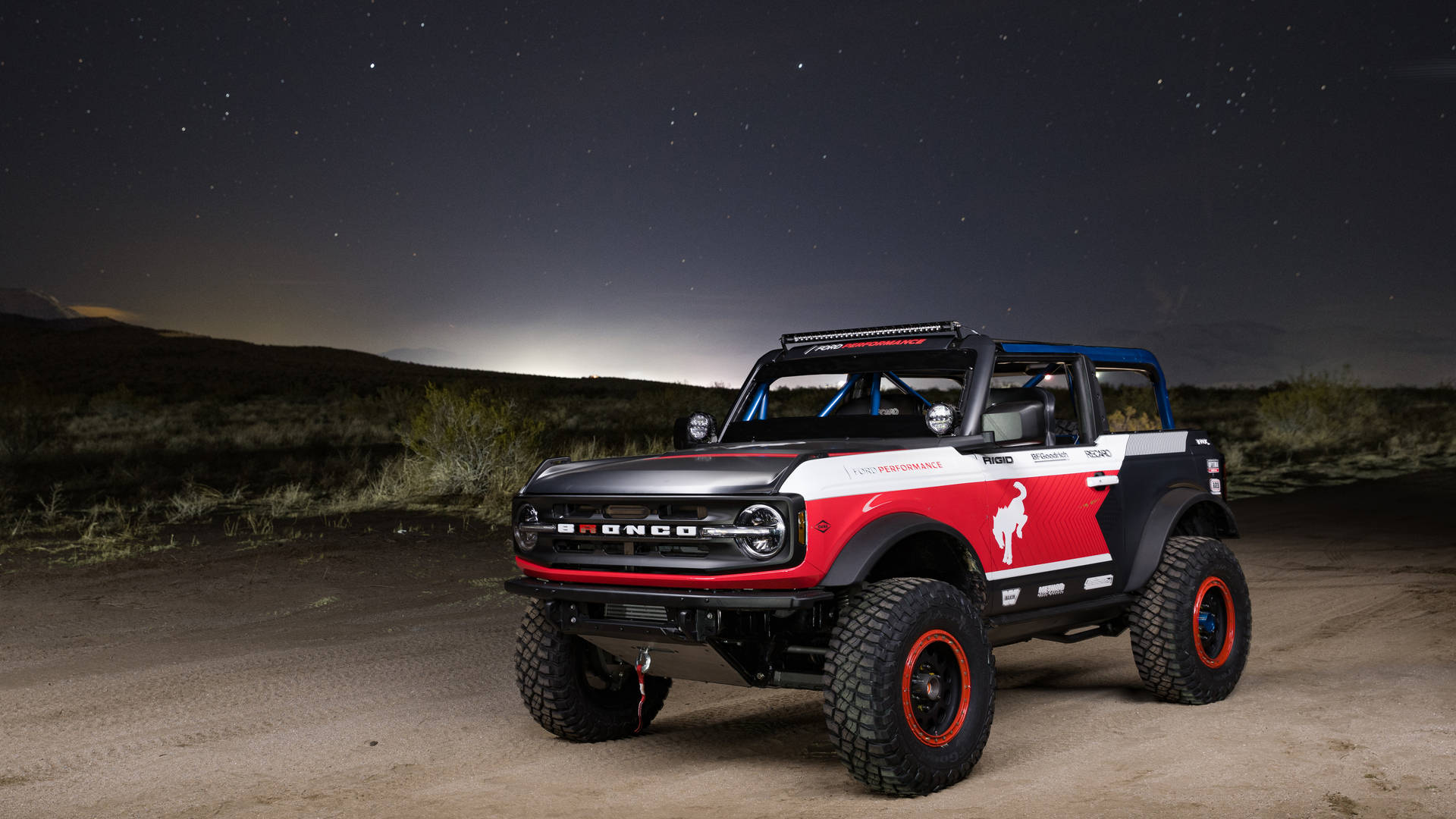 Ford Bronco Custom Painted Background