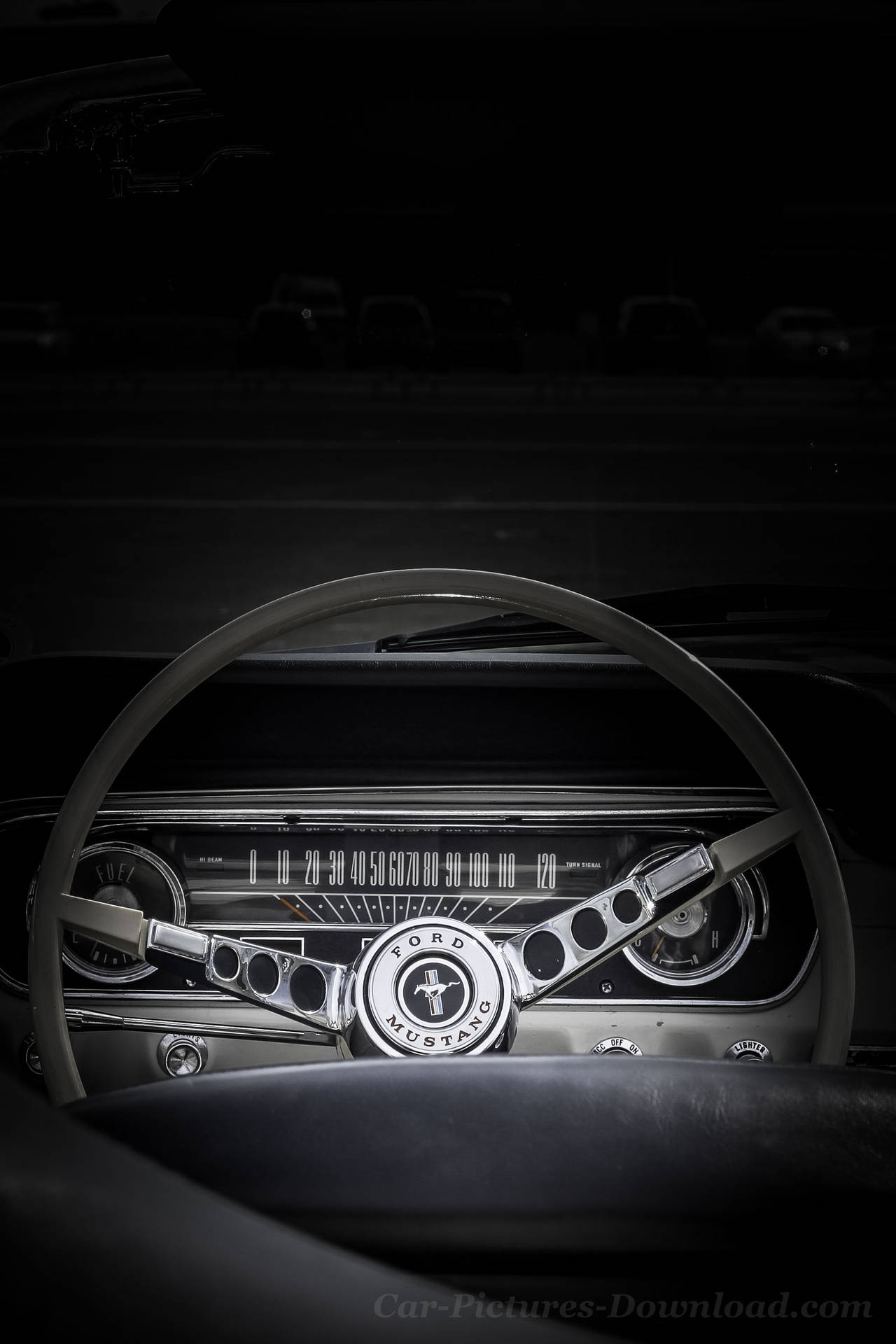 Ford Iphone Steer Wheel Background