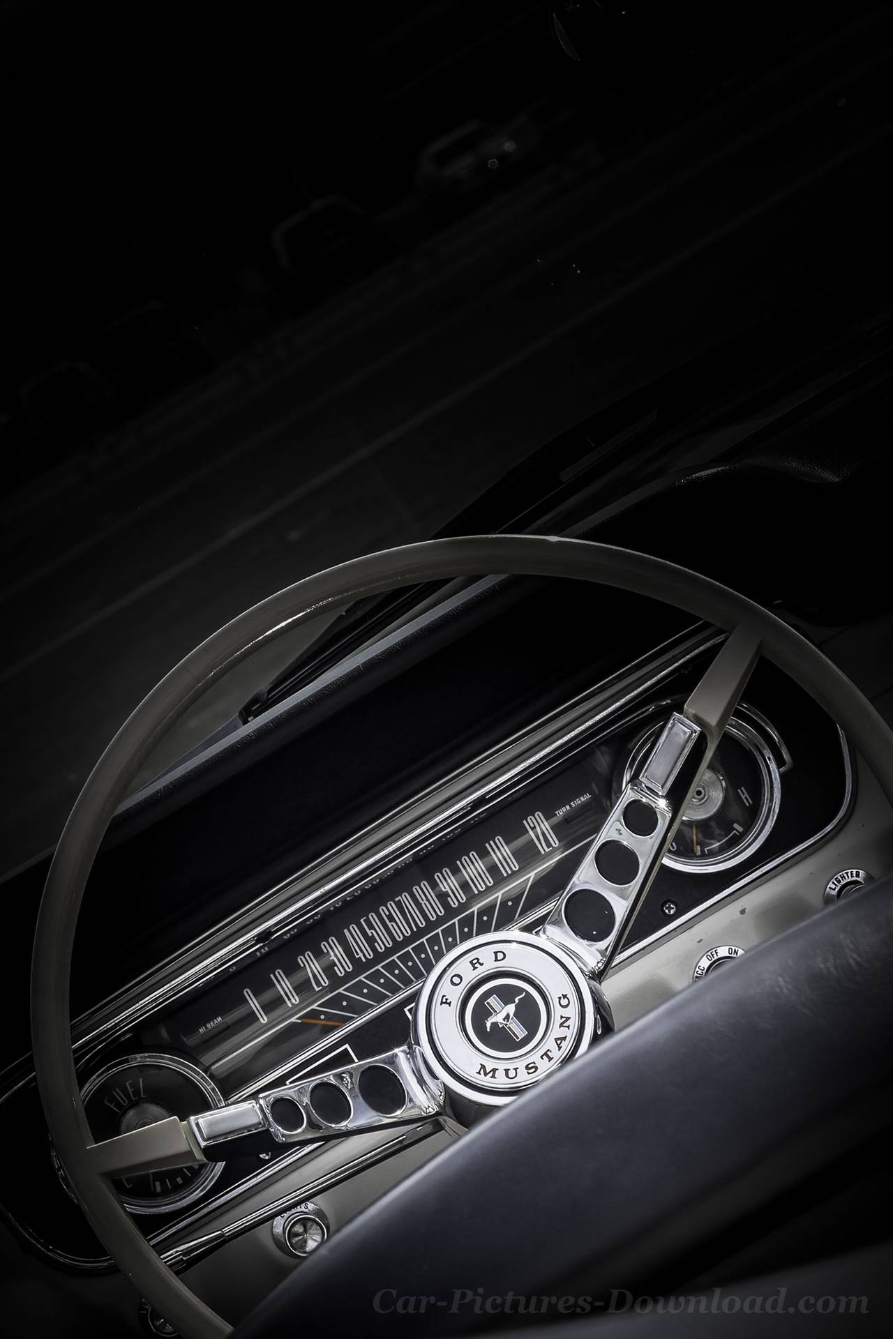 Ford Iphone Steering Wheel Background