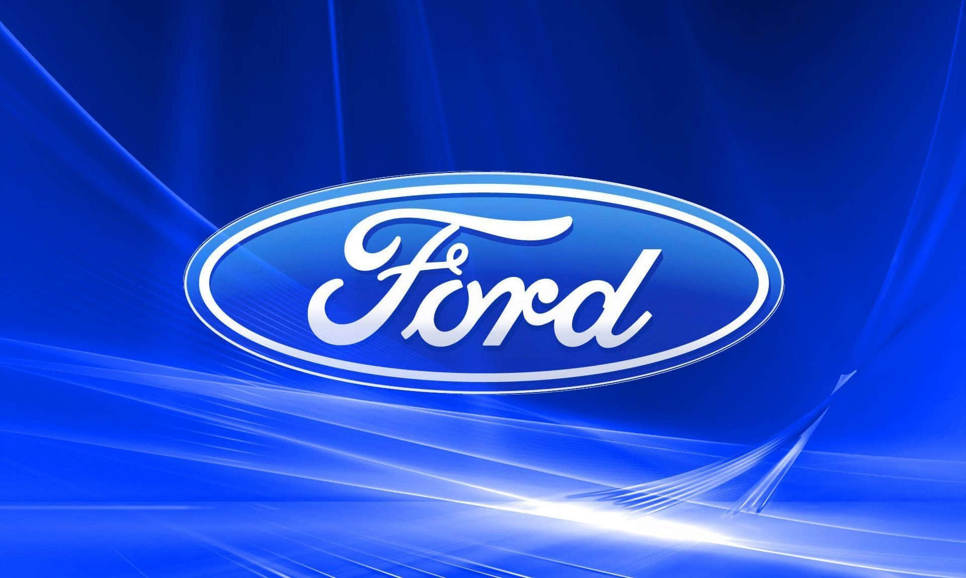Ford Logo: A Symbol Of Automotive Innovation Background