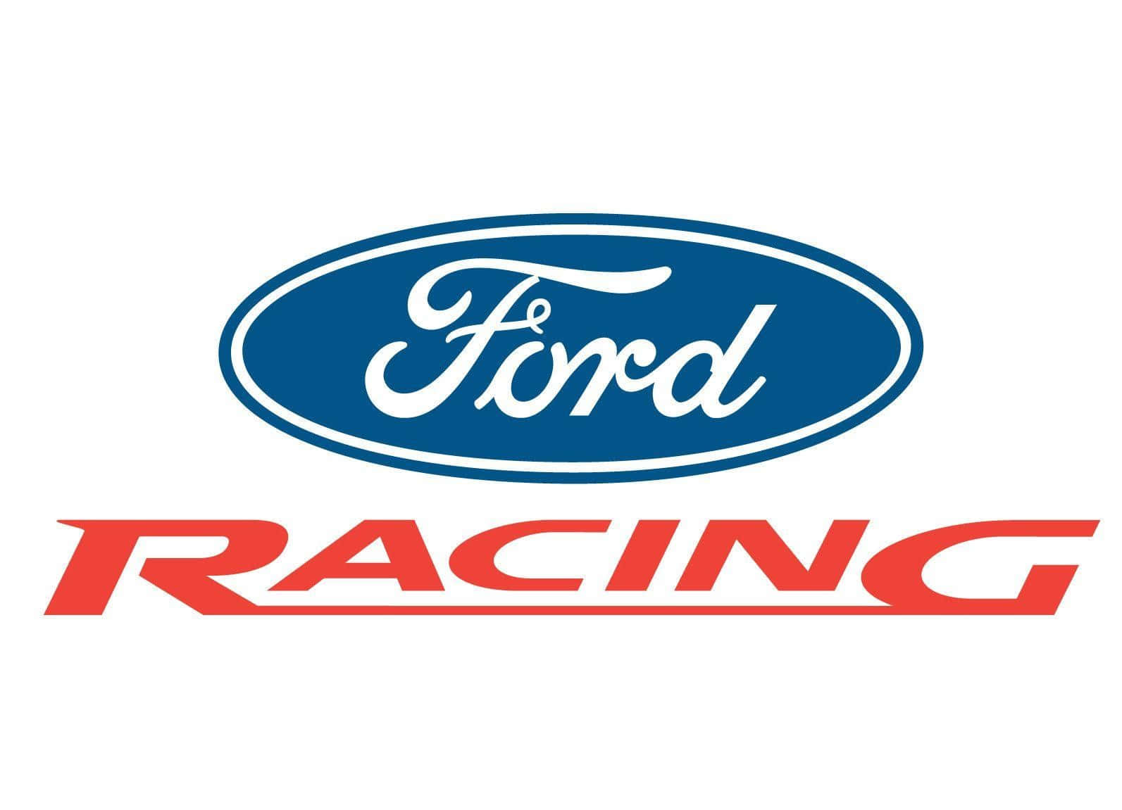 Ford Logo - Classic Blue Oval Emblem Background