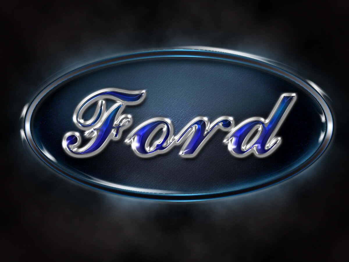 Ford Logo - Embodying Confidence And Intelligence Background