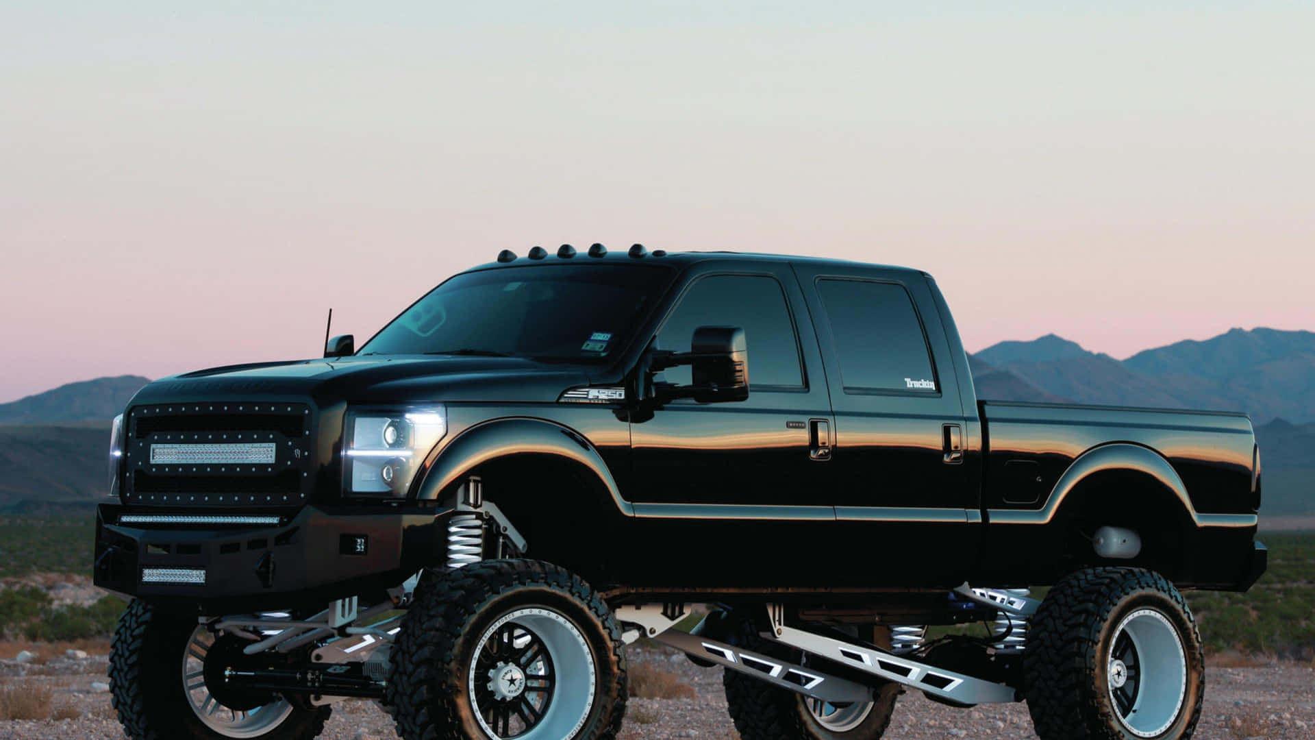 Ford Powerstroke - The Most Powerful Diesel Pickup Truck Background