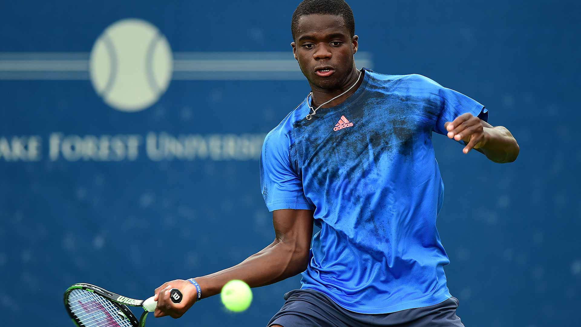 Forehand Volley Frances Tiafoe Background