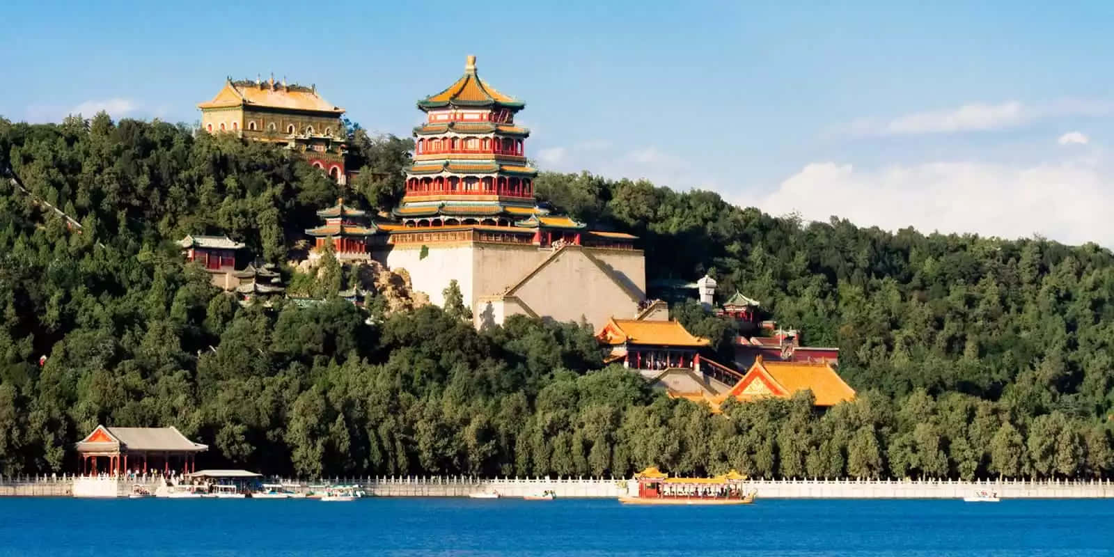 Forest Around The Summer Palace Background
