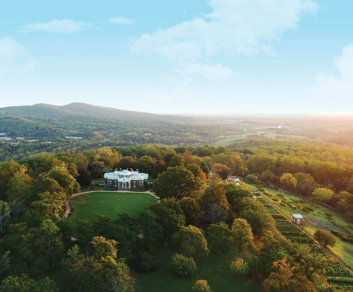 Forested Monticello