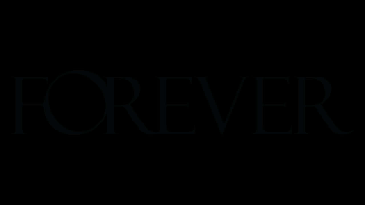 Forever - A Black Background With The Word Forever Background