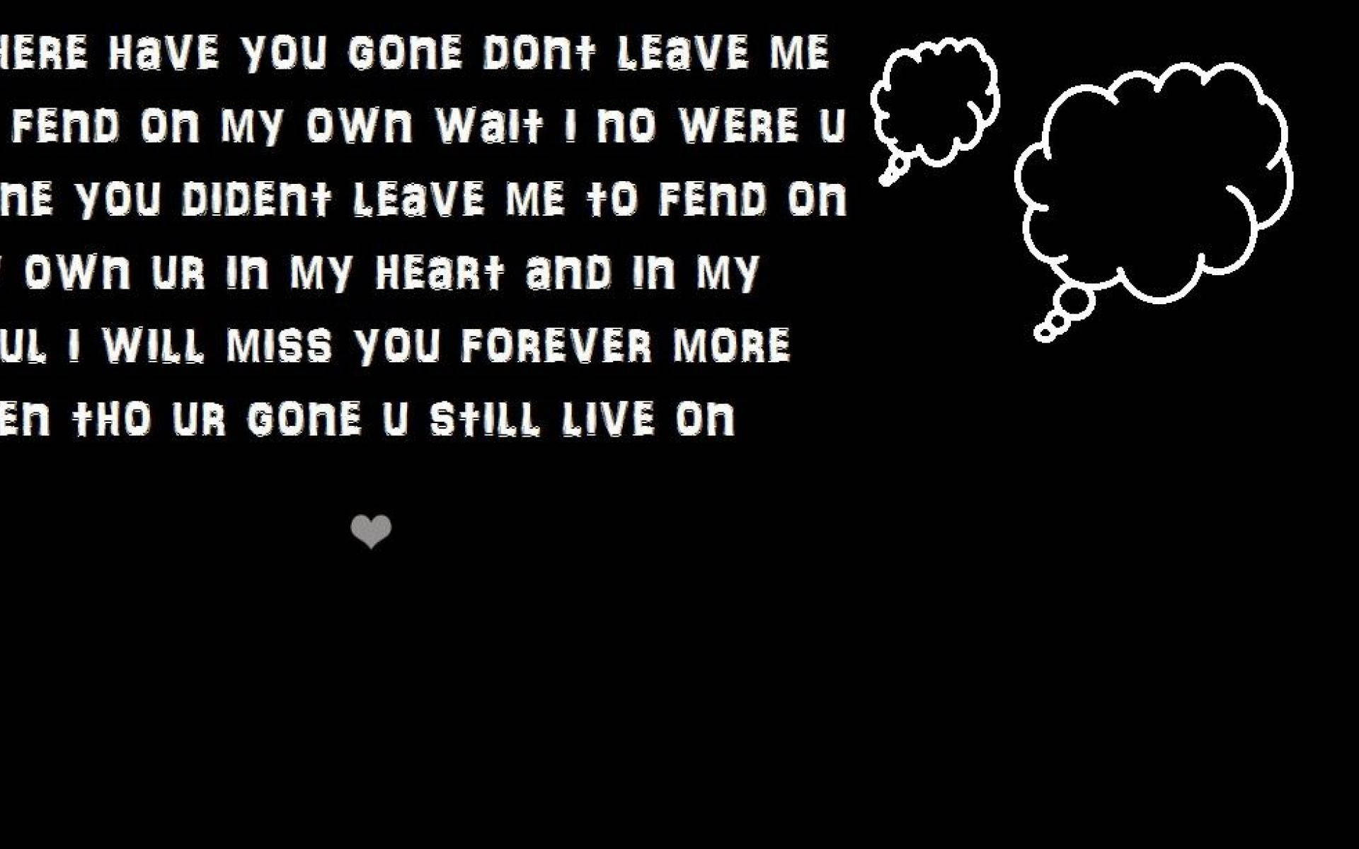 Forever Alone Message Background