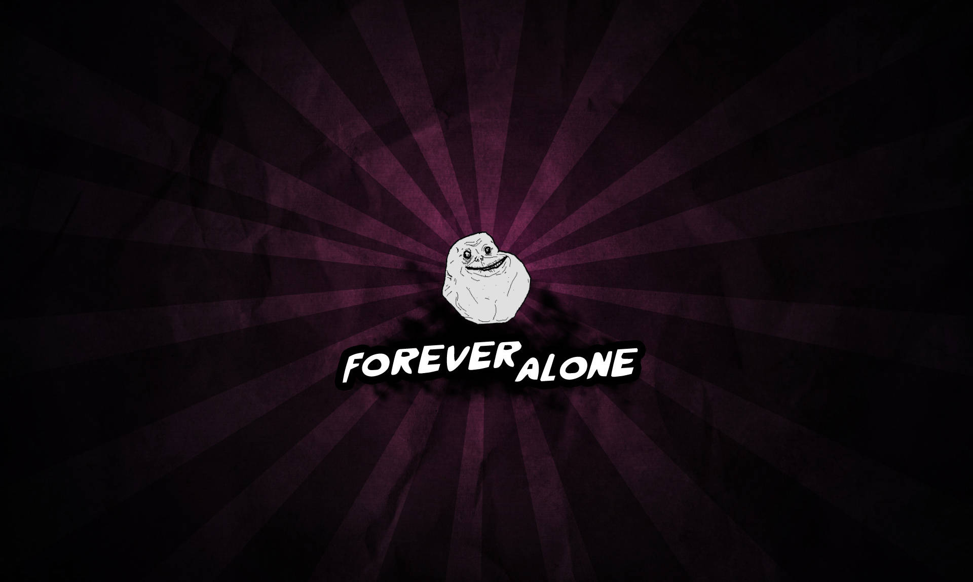 Forever Alone Rage Meme Background