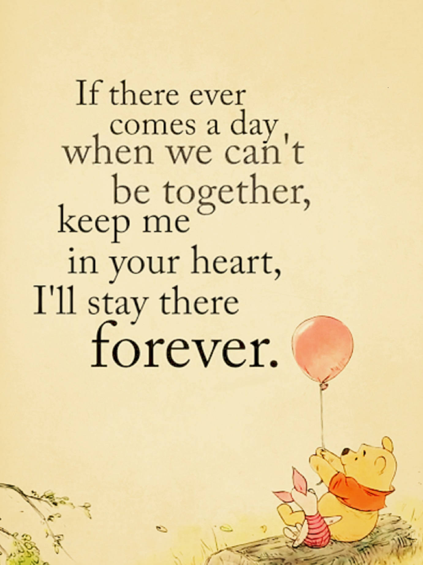 Forever Winnie The Pooh Quotes Background