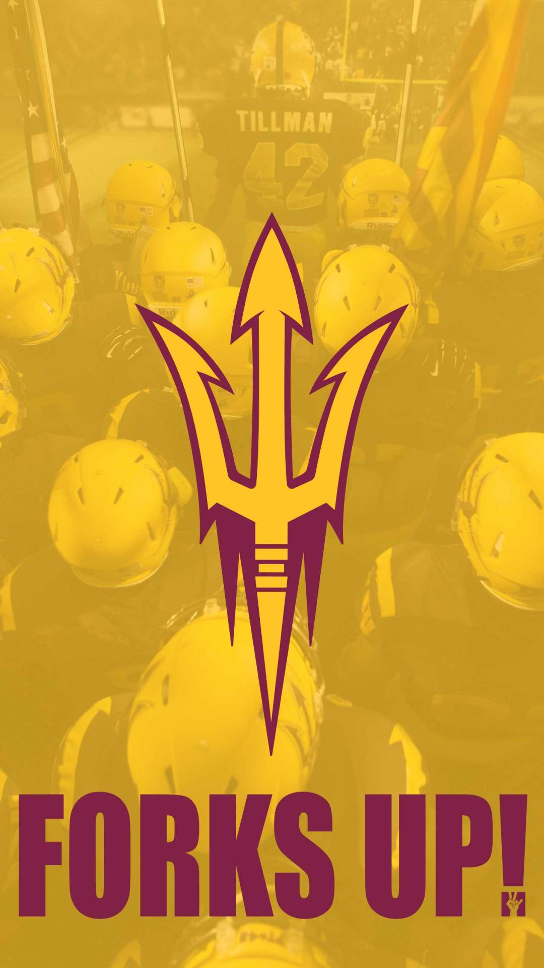 Forks Up Arizona State University Football Team Background