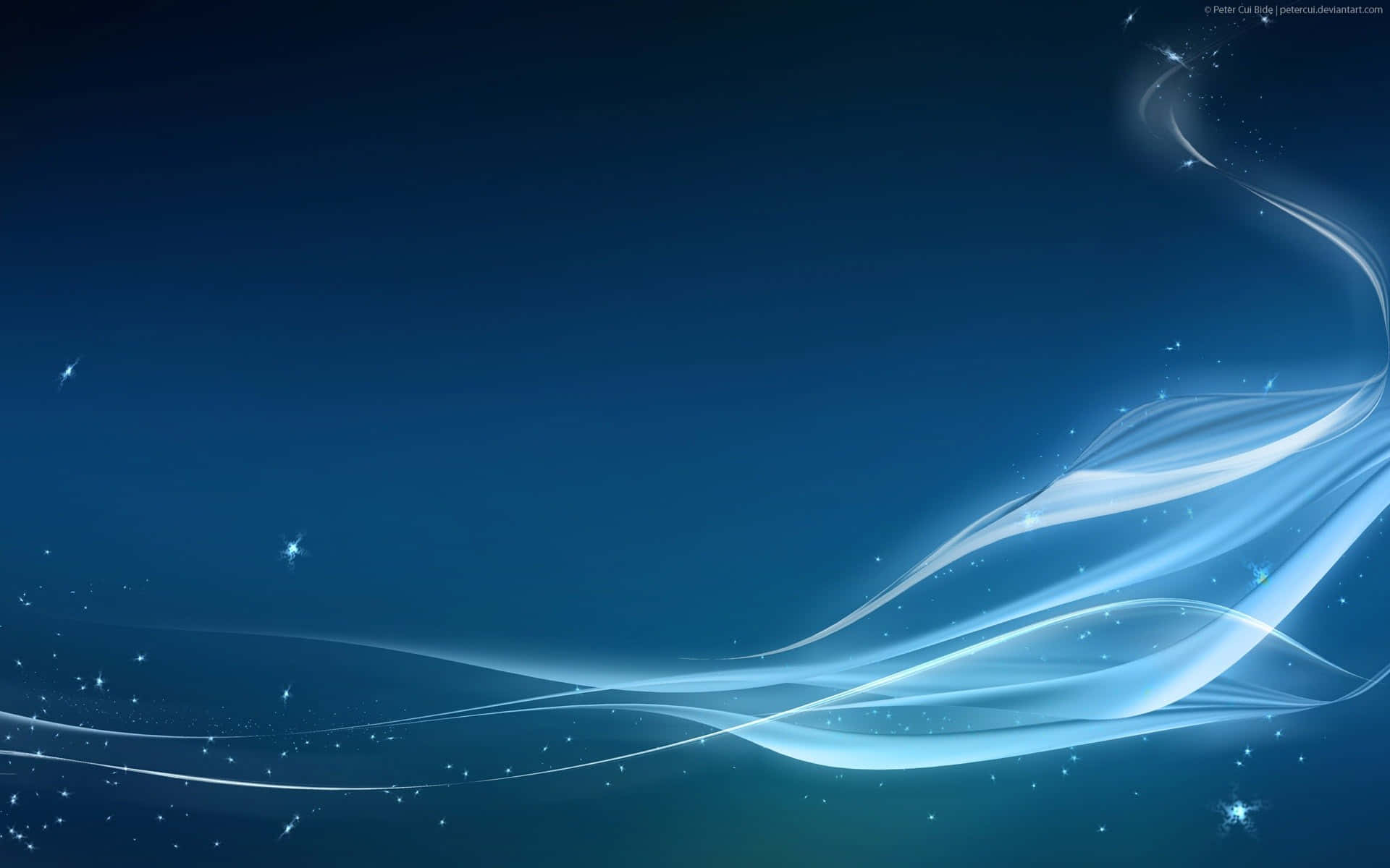 Formal Blue Wave Lines Background