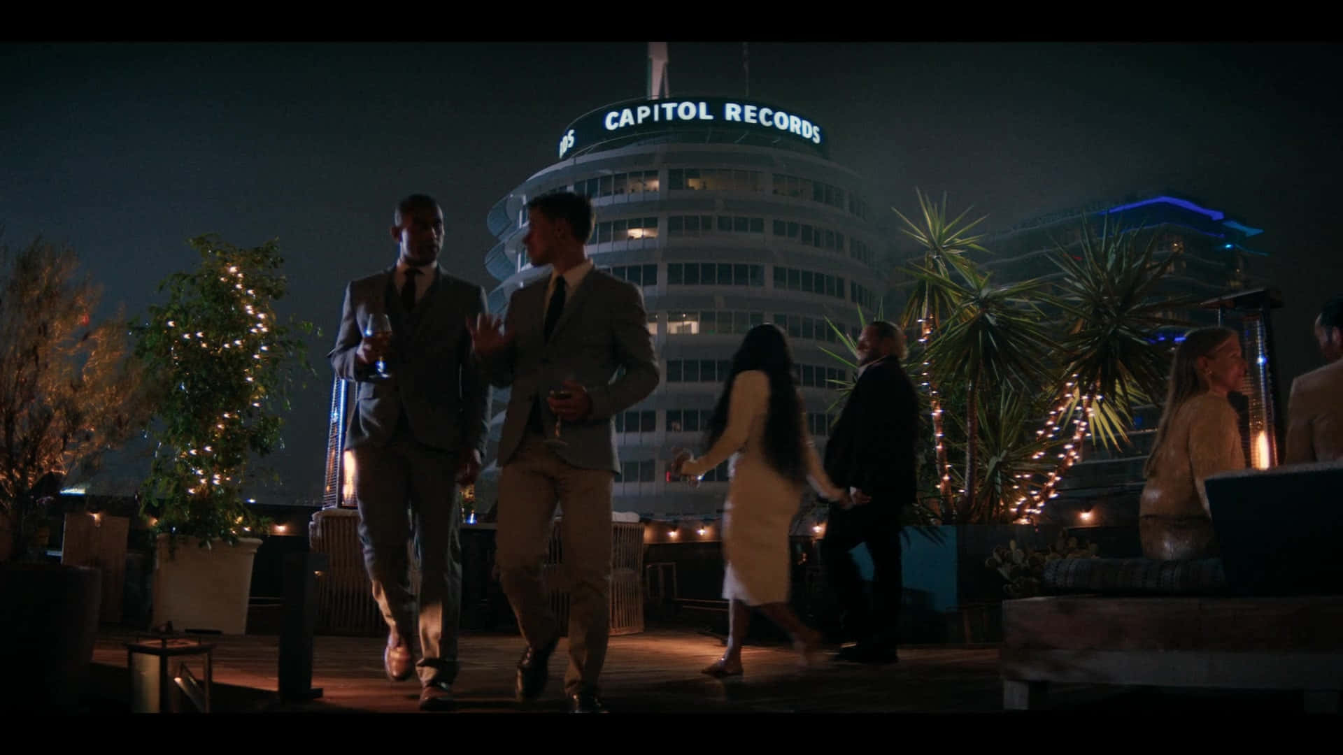 Formal People In Capitol Records Building