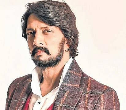 Formal Sudeep In Patterned Suit