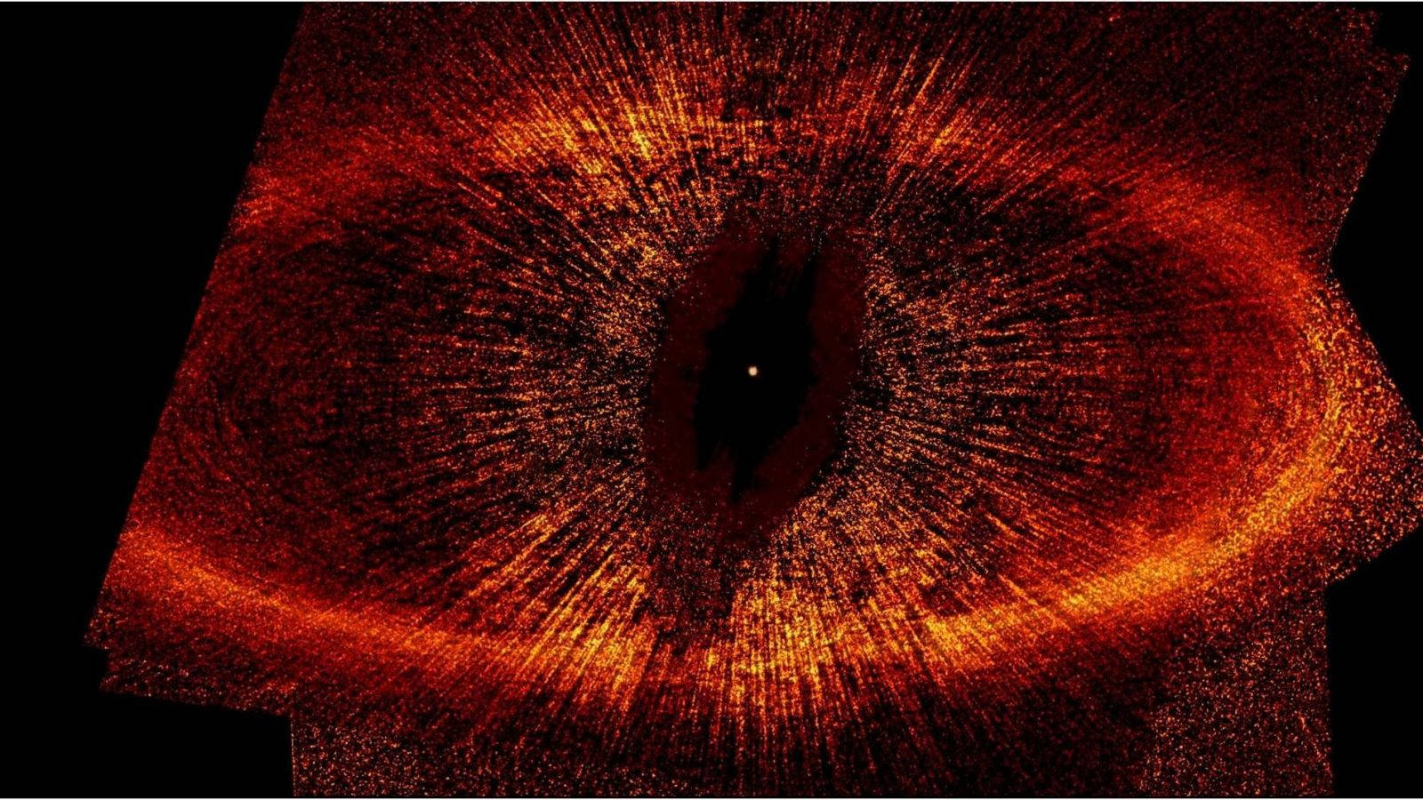 Formalhaut Star Forming Eye Of Sauron Shape Background