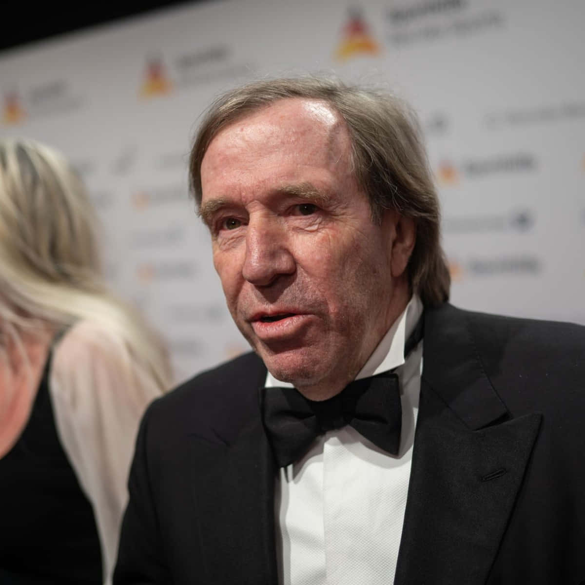 Former Football Athlete Günter Netzer Ball Des Sports Event Background