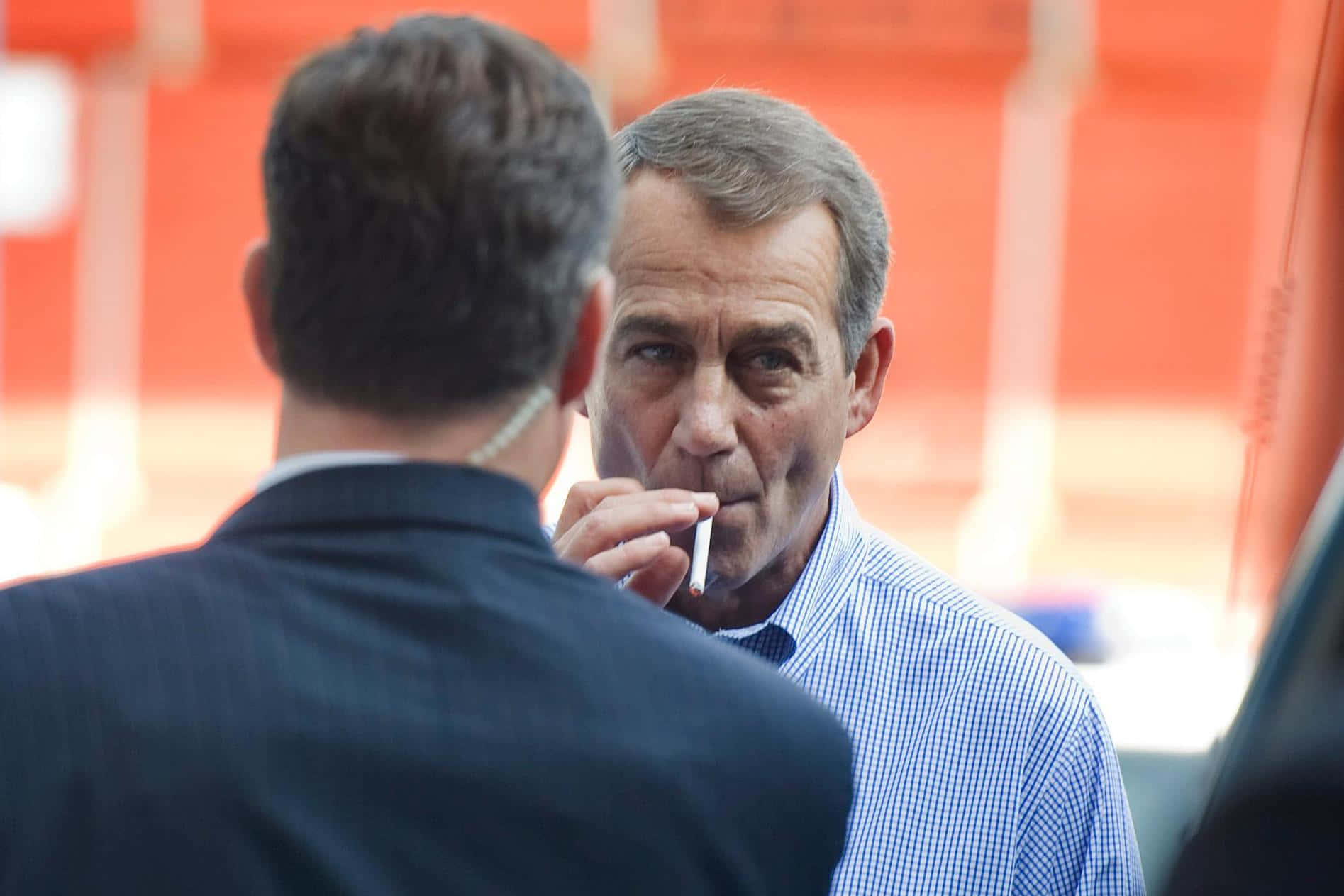 Former House Speaker John Boehner Giving A Speech Background