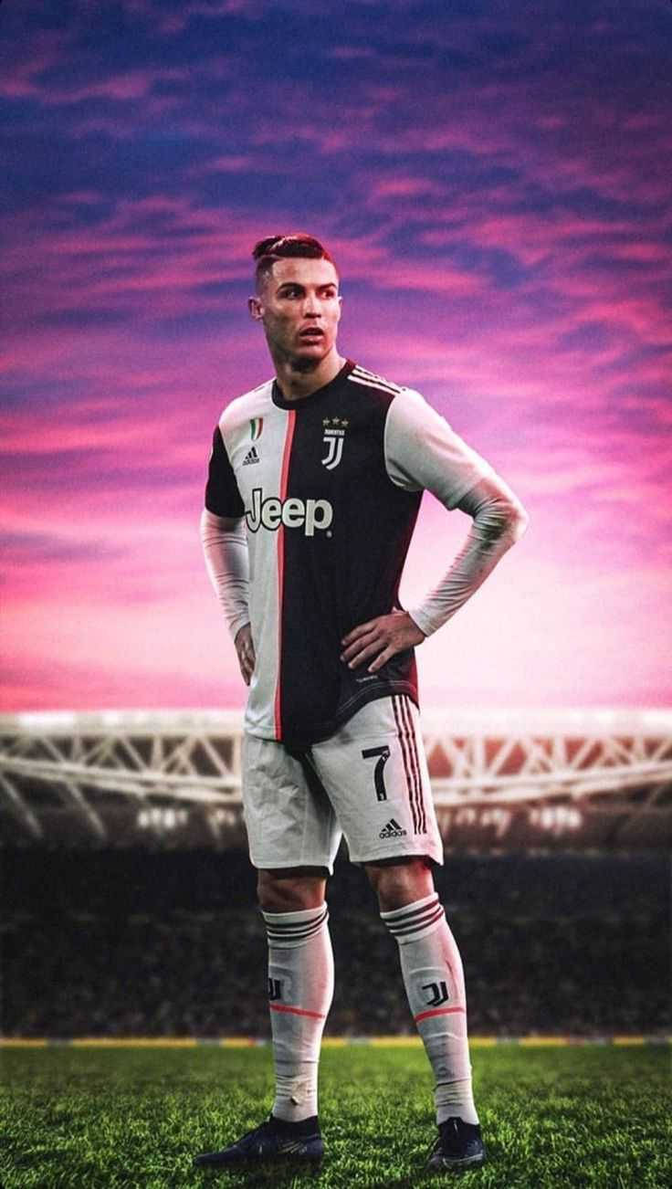 Former Juventus Team Member Ronaldo Iphone Background