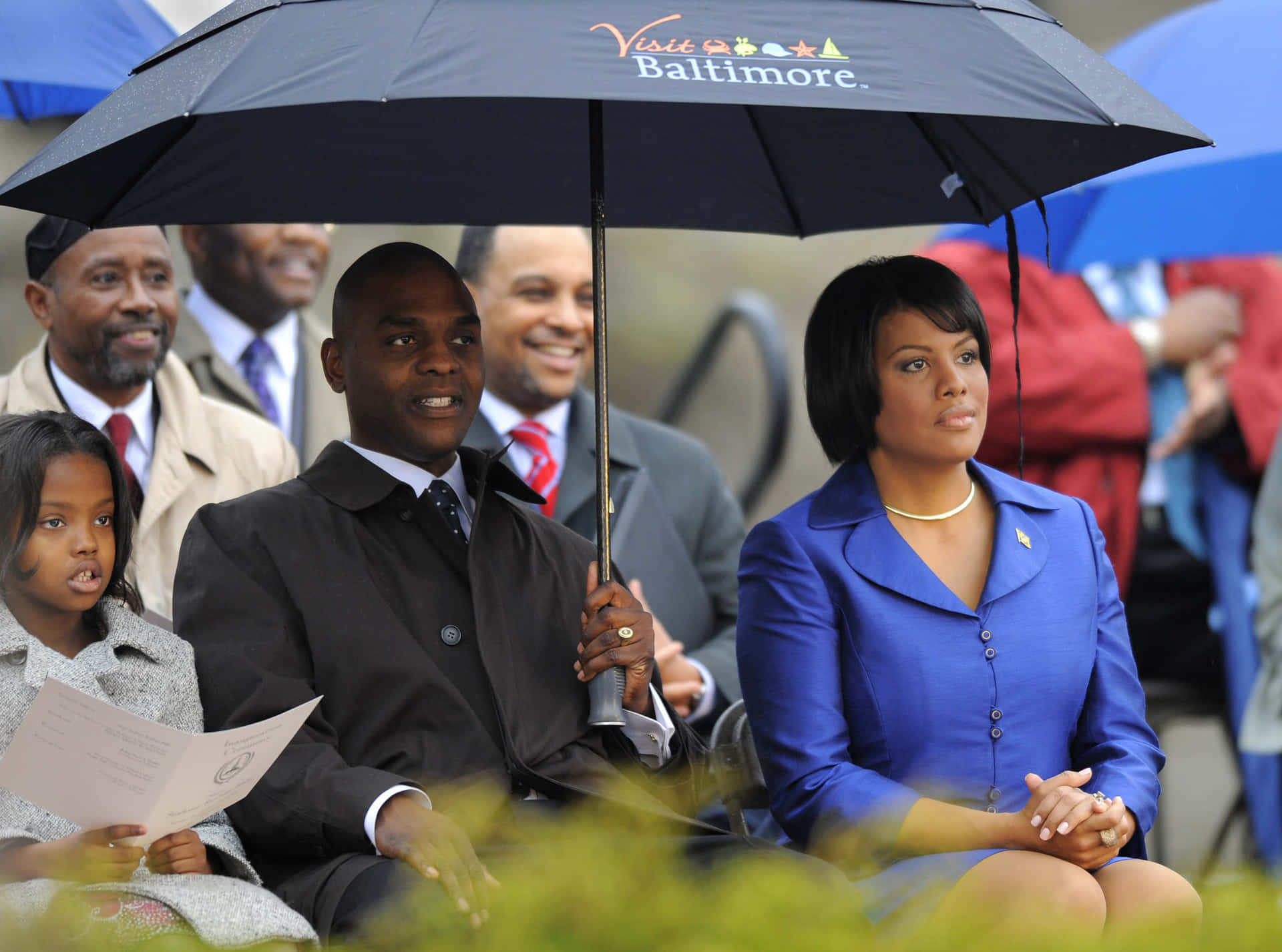 Former Mayor Stephanie Rawlings-blake Posing With Her Husband Background