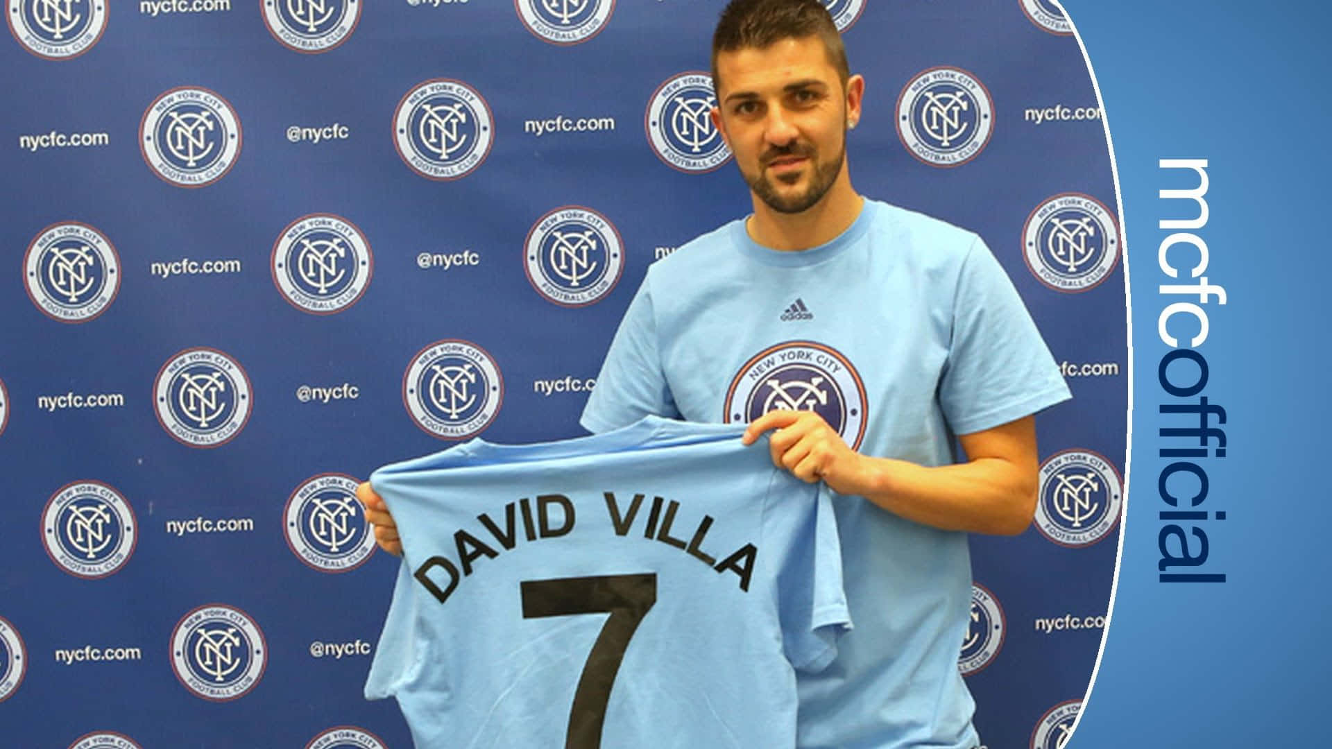 Former New York City Fc Spanish Footballer David Villa Background