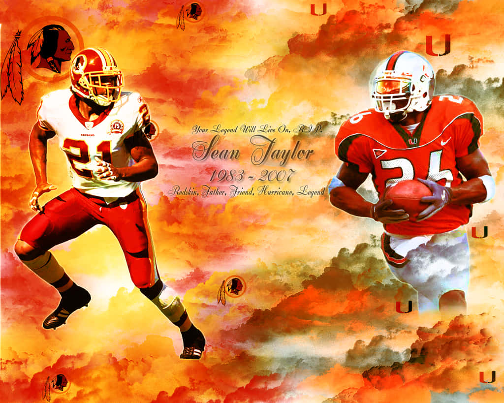 Former Nfl Star Sean Taylor Background