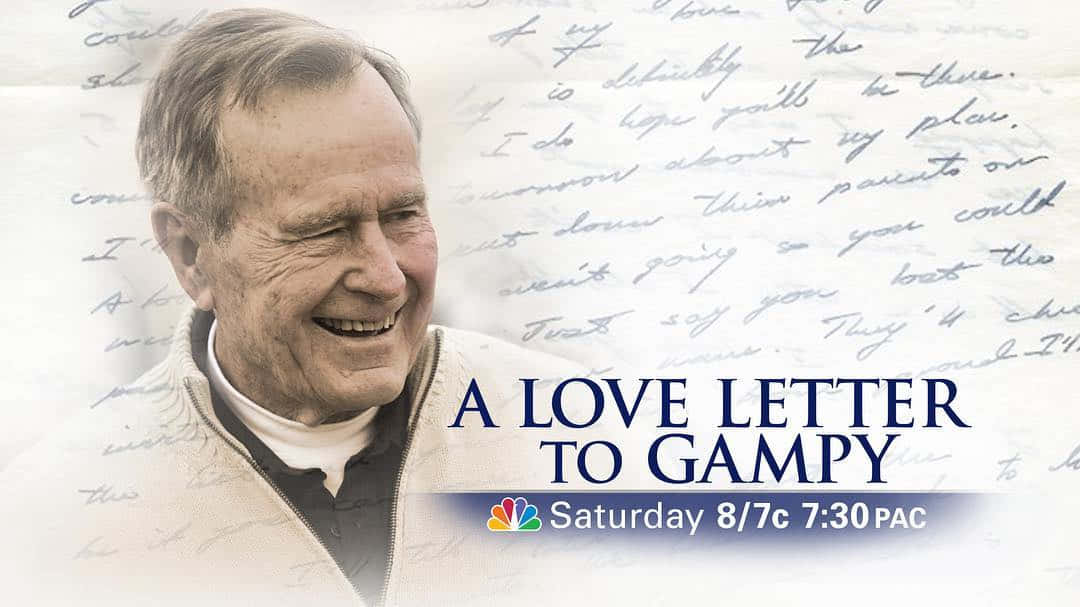 Former President George W. Bush During A Public Address Background