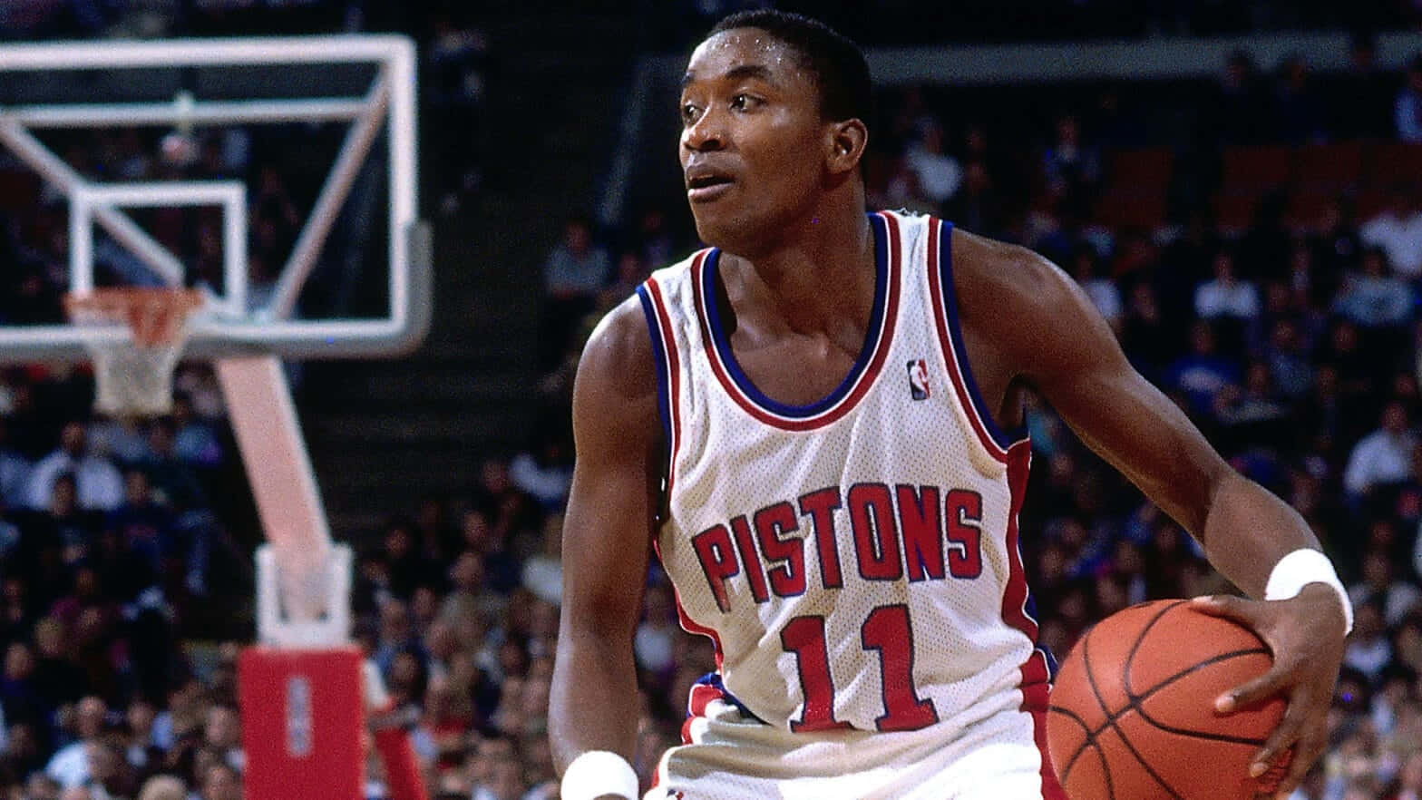 Former Professional Basketball Player Isiah Thomas Nba Game Background