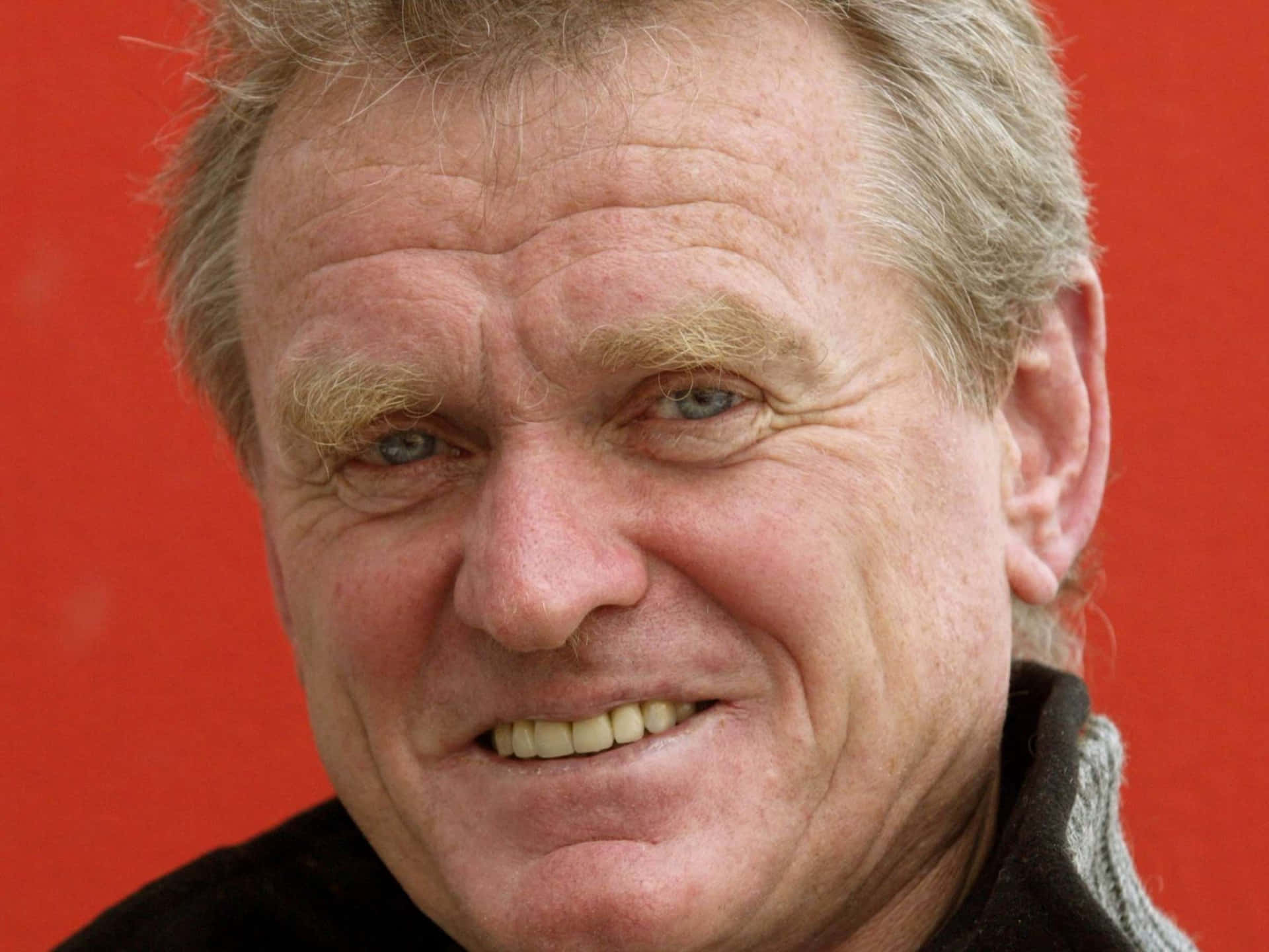Former Professional Football Goalkeeper Sepp Maier Close Up Shot Background