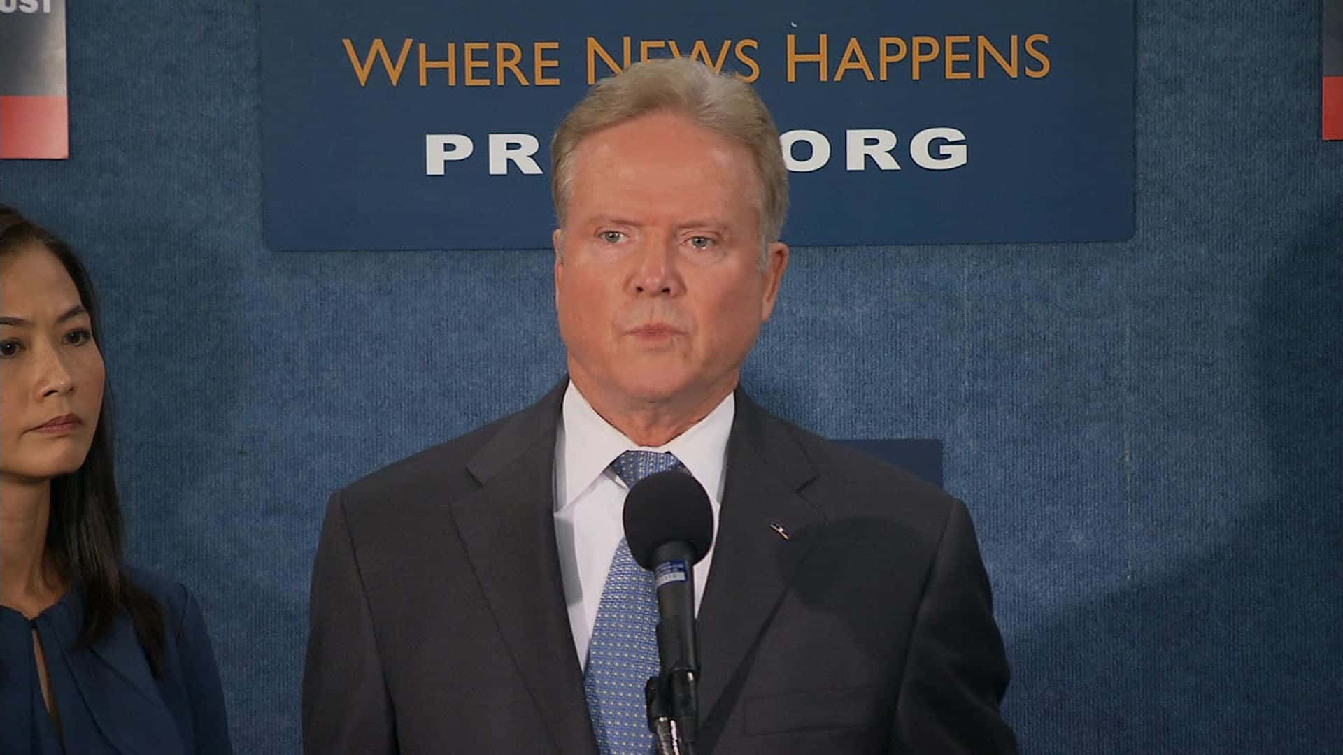 Former Senator Jim Webb Engages With Audience Background