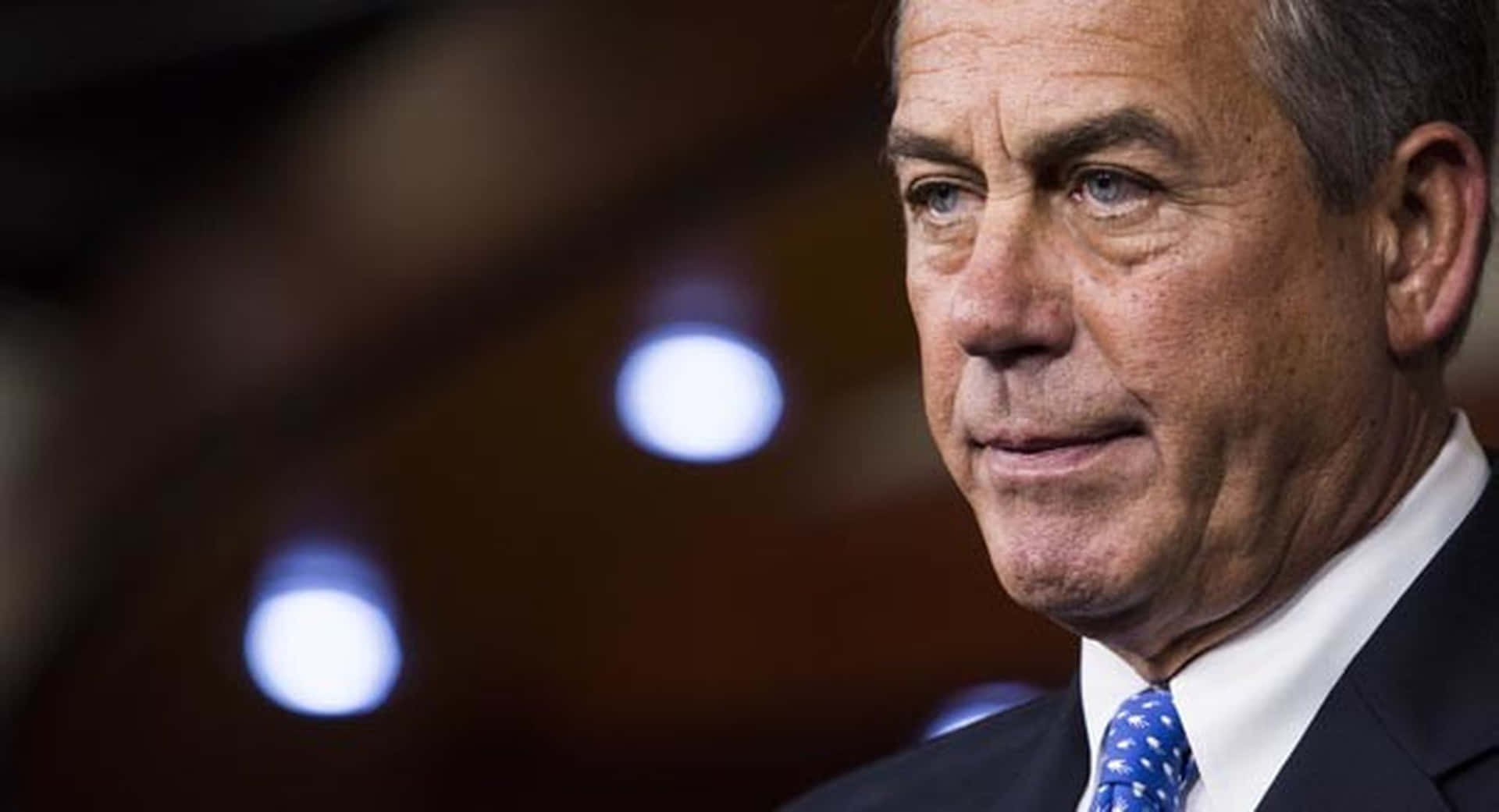Former Speaker John Boehner In Deep Thought